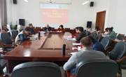 学院召开2021年春季学期第四次教职工集中政治学习会议