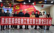 民族医药学院教工党支部举行主题党日活动